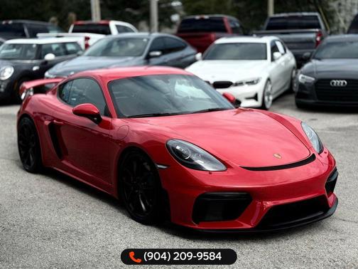 Guards Red 2021 Porsche 718 Cayman GT4