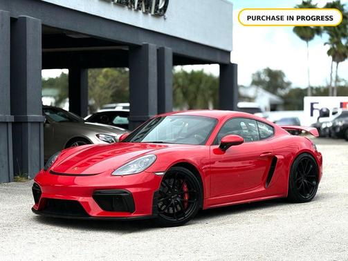Guards Red 2021 Porsche 718 Cayman GT4