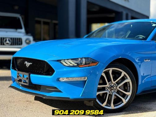 Grabber Blue Metallic 2022 Ford Mustang GT Premium