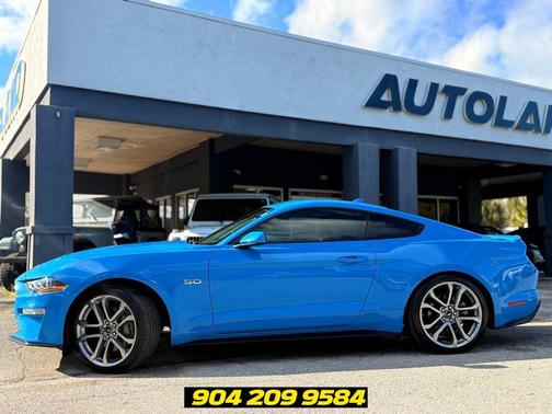 Grabber Blue Metallic 2022 Ford Mustang GT Premium
