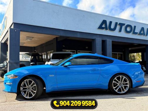 Grabber Blue Metallic 2022 Ford Mustang GT Premium