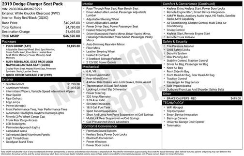 2019 Dodge Charger R/T Scat Pack