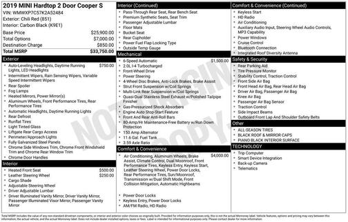 2019 MINI Hardtop Cooper S