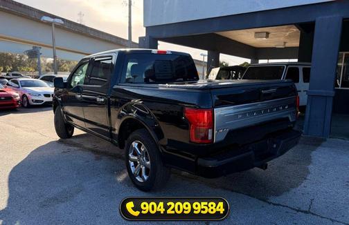 Shadow Black 2018 Ford F-150 Platinum