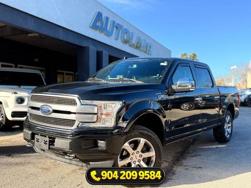 Shadow Black 2018 Ford F-150 Platinum