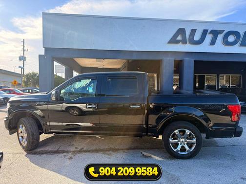 Shadow Black 2018 Ford F-150 Platinum