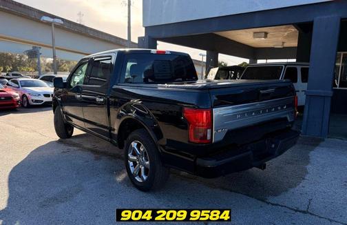 Shadow Black 2018 Ford F-150 Platinum