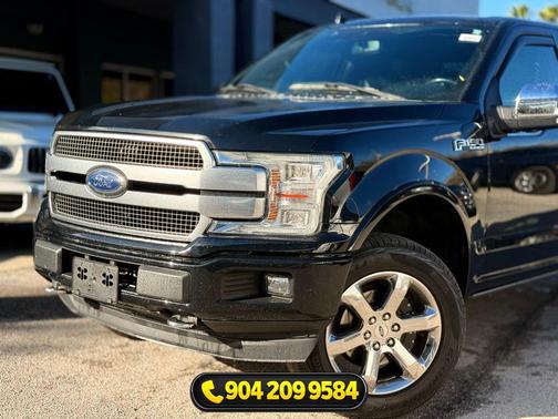 Shadow Black 2018 Ford F-150 Platinum
