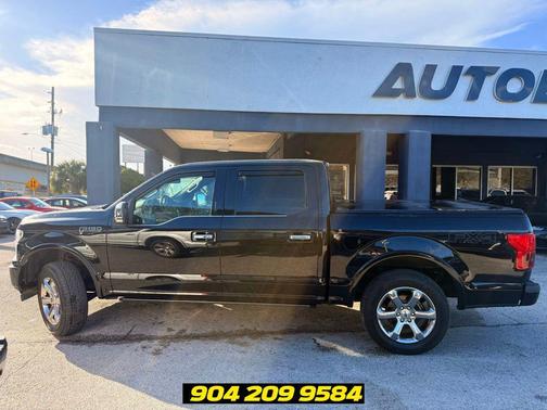 Shadow Black 2018 Ford F-150 Platinum