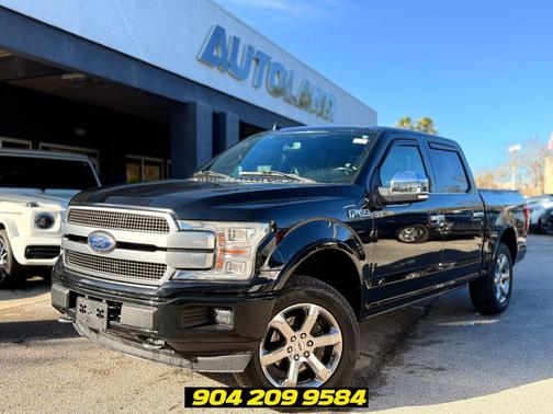 Shadow Black 2018 Ford F-150 Platinum