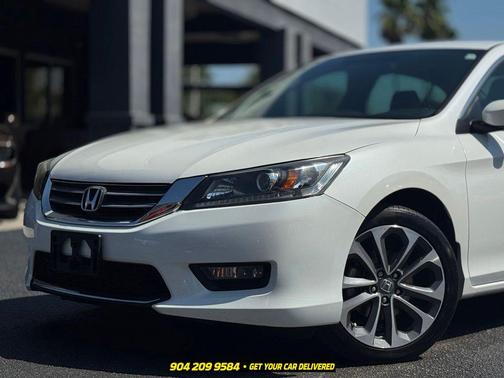 White Orchid Pearl 2015 Honda Accord Sport