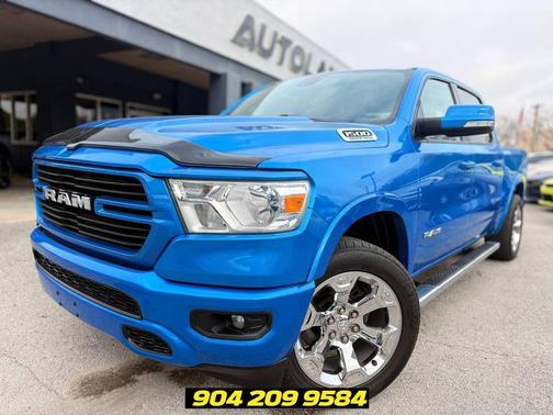 Hydro Blue Pearlcoat 2021 RAM 1500 Big Horn/Lone Star