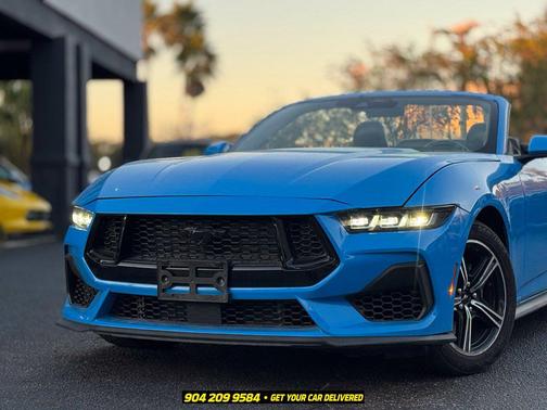 Grabber Blue Metallic 2024 Ford Mustang EcoBoost Premium