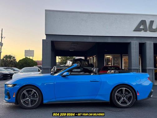 Grabber Blue Metallic 2024 Ford Mustang EcoBoost Premium
