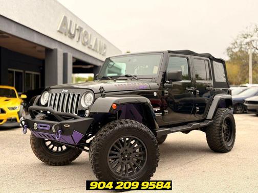 Black Clearcoat 2017 Jeep Wrangler Unlimited Sahara