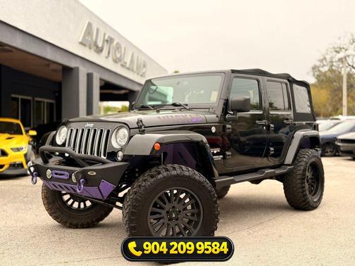 Black Clearcoat 2017 Jeep Wrangler Unlimited Sahara