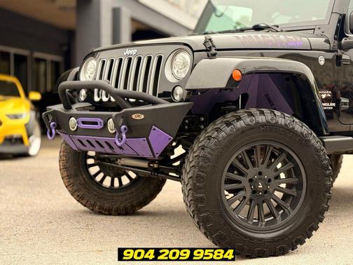 Black Clearcoat 2017 Jeep Wrangler Unlimited Sahara