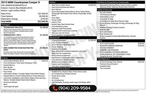 2013 MINI Countryman Cooper S ALL4