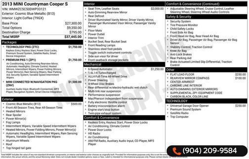 2013 MINI Countryman Cooper S ALL4