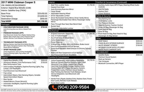 2017 MINI Clubman Cooper S ALL4