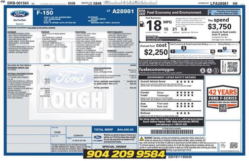 Oxford White 2020 Ford F-150 XL