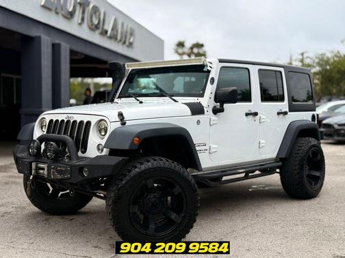 Bright White Clearcoat 2016 Jeep Wrangler Unlimited Sport