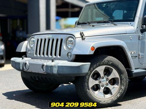 Billet Silver Metallic Clearcoat 2018 Jeep Wrangler JK Unlimited Sahara