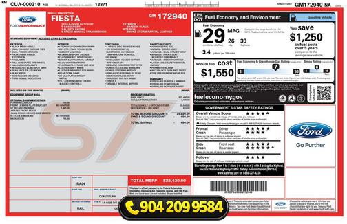 Black 2016 Ford Fiesta ST