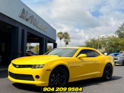 Bright Yellow 2015 Chevrolet Camaro 2LS