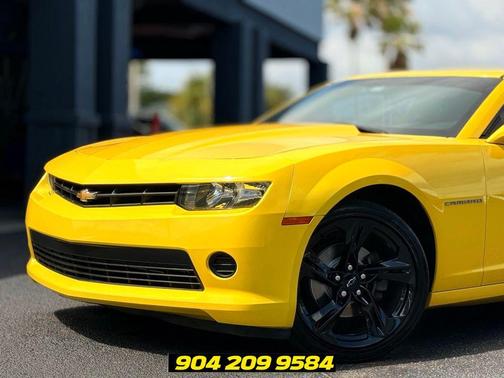 Bright Yellow 2015 Chevrolet Camaro 2LS