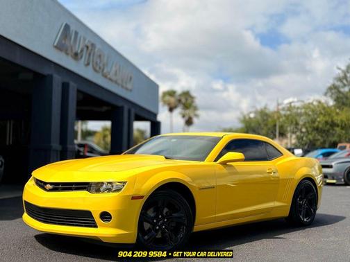 Bright Yellow 2015 Chevrolet Camaro 2LS