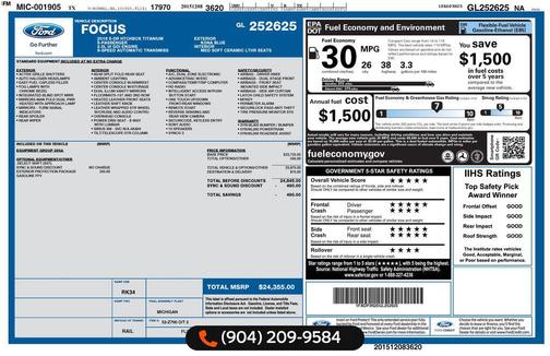 2016 Ford Focus Titanium
