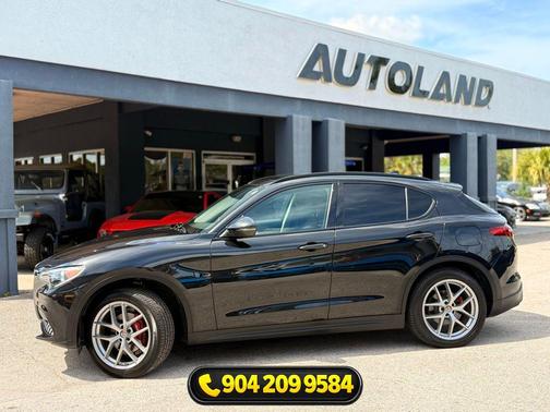 Vulcano Black Metallic 2018 Alfa Romeo Stelvio Sport