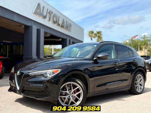 Vulcano Black Metallic 2018 Alfa Romeo Stelvio Sport