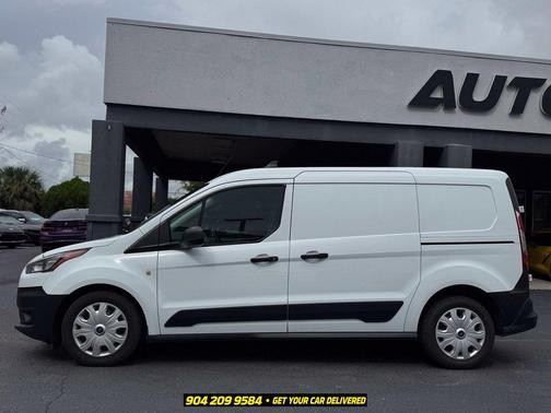 Frozen White 2022 Ford Transit Connect XL Cargo Van