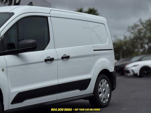 Frozen White 2022 Ford Transit Connect XL Cargo Van