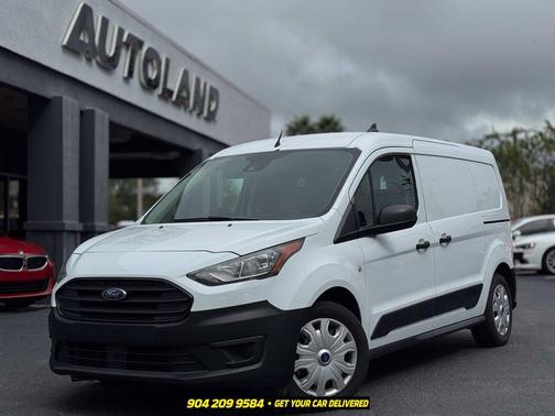 Frozen White 2022 Ford Transit Connect XL Cargo Van