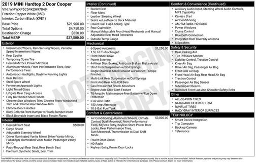2019 MINI Hardtop Cooper