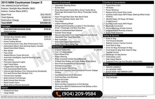 2015 MINI Countryman Cooper S
