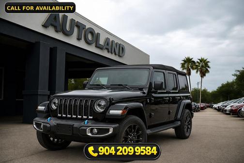 Black Clearcoat 2023 Jeep Wrangler 4xe Sahara