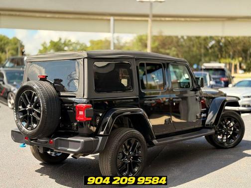 Black Clearcoat 2023 Jeep Wrangler 4xe Sahara