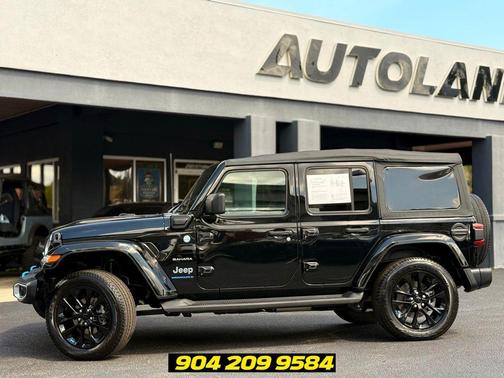 Black Clearcoat 2023 Jeep Wrangler 4xe Sahara