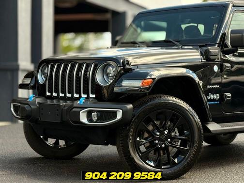 Black Clearcoat 2023 Jeep Wrangler 4xe Sahara