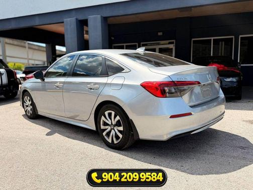 Lunar Silver Metallic 2023 Honda Civic LX