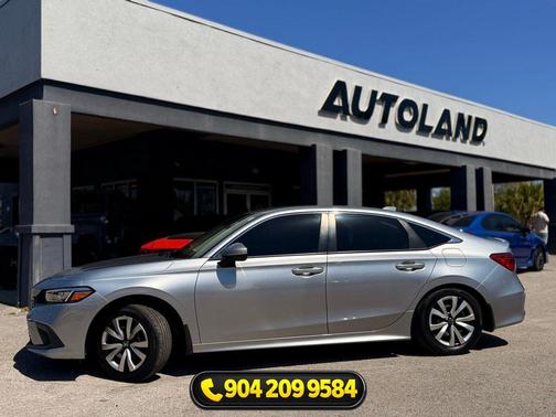 Lunar Silver Metallic 2023 Honda Civic LX