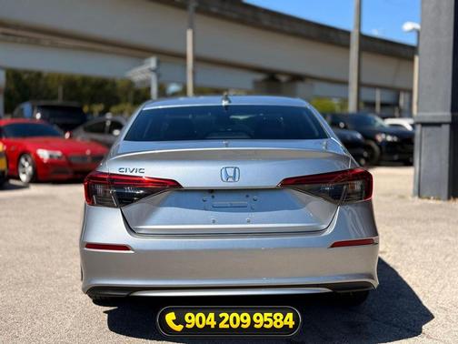 Lunar Silver Metallic 2023 Honda Civic LX