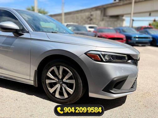 Lunar Silver Metallic 2023 Honda Civic LX