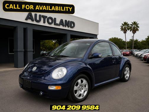 Blue 2002 Volkswagen New Beetle GLS