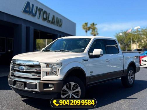 White Platinum 2017 Ford F-150 King Ranch