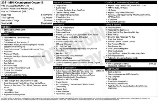 2021 MINI Countryman Cooper S